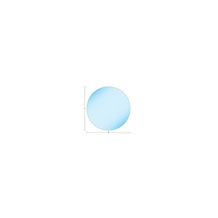Glasplaat vloerplaat rond 100cm | 123rookkanaal