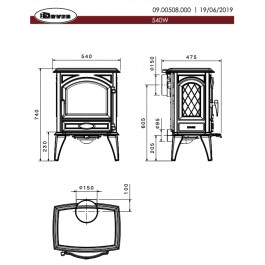 Dovre 540W | 123rookkanaal