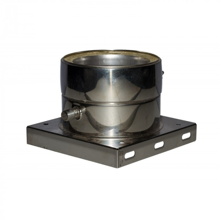 Ondersteuning met condensuitloop Ø130mm Profi-Line | 123rookkanaal