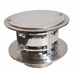 DINAK DW trekkap Holland met veegluik Ø130mm | 123rookkanaal