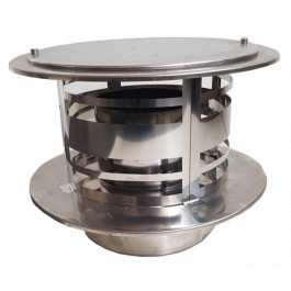 DINAK DW Trekkap Holland met veegluik Ø150mm | 123rookkanaal