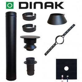 Set EPDM BLACK Ø80mm DINAK | 123rookkanaal