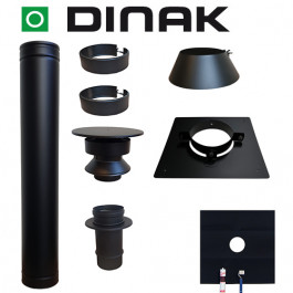 Set EPDM BLACK Ø80mm DINAK | 123rookkanaal