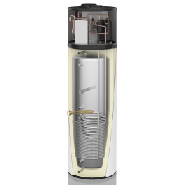 Warmtepompboiler Aquapura 200IX met solar wisselaar - 200 liter | 123rookkanaal