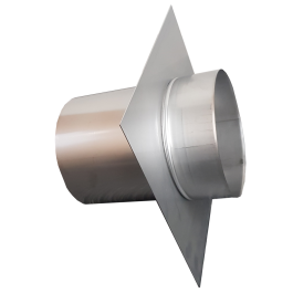 Topaansluiting voor flexibel rookkanaal Ø125mm | 123rookkanaal