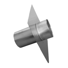 Topaansluiting voor flexibel rookkanaal Ø80mm | 123rookkanaal