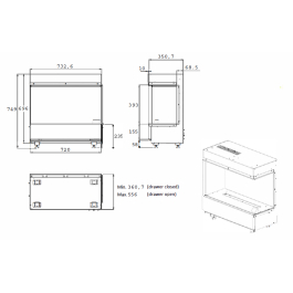Dimplex Opti-myst 3 step elektrische haard | 123rookkanaal