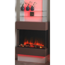 Charlton & Jenrick Polaris 840mm Elektrische Haard tweezijdig | 123rookkanaal