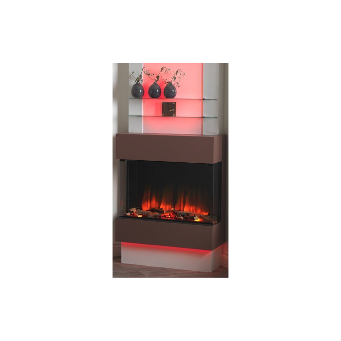 Charlton & Jenrick Polaris 840mm Elektrische Haard tweezijdig | 123rookkanaal
