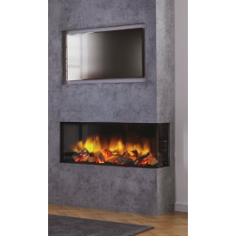 Charlton & Jenrick Polaris 1000mm Elektrische Haard Tweezijdig | 123rookkanaal