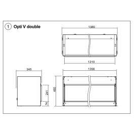 Dimplex Double Opti-Virtual | 123rookkanaal