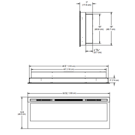 Dimplex Prism 50'' | 123rookkanaal