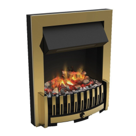 Dimplex Danville Brass Antique elektrische haard | 123rookkanaal