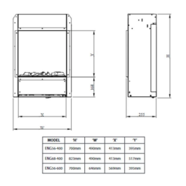 Dimplex Engine 56-600 MB elektrische haard | 123rookkanaal