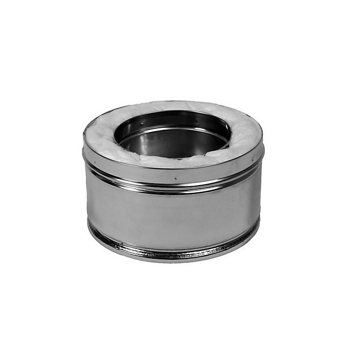 DINAK DW pellet deksel / eindkap dubbelwandig rookkanaal Ø80mm | 123rookkanaal