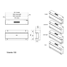Dimplex Vivente 150 Front | 123rookkanaal