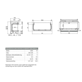 Faber e-MatriX 1050/400 III Driezijdig | 123rookkanaal