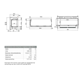 Faber e-MatriX 1300/400 II Hoek | 123rookkanaal