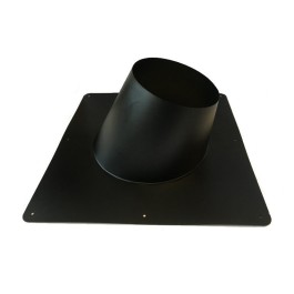 DW Black Schuin dakdoorvoer 5-25 graden dubbelwandig rookkanaal Ø80mm | 123rookkanaal