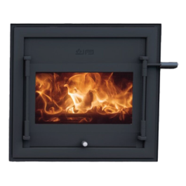 JAcobus 12 Kwadraat inbouw front | 123rookkanaal
