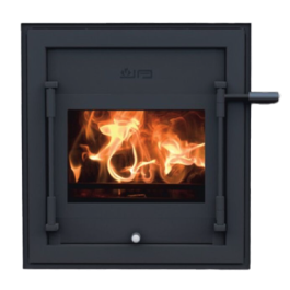 JAcobus 9 Kwadraat inbouw front | 123rookkanaal