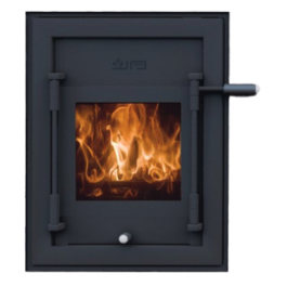 JAcobus 6 Kwadraat inbouw front | 123rookkanaal