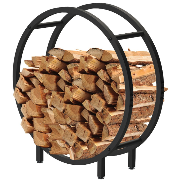 Haardhoutopslag - Design Houtrek - 62x60x20cm | 123rookkanaal