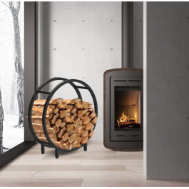 Haardhoutopslag - Design Houtrek - 62x60x20cm | 123rookkanaal