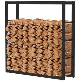 Haardhoutopslag - Design Houtrek - 100x100x25cm | 123rookkanaal