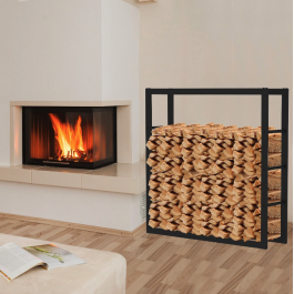 Haardhoutopslag - Design Houtrek - 100x100x25cm | 123rookkanaal
