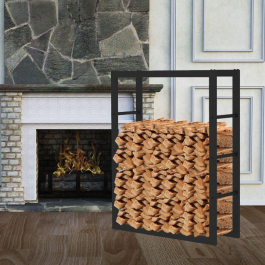 Haardhoutopslag - Design Houtrek - 100x80x25cm | 123rookkanaal