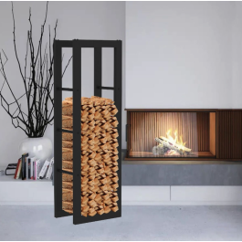 Haardhoutopslag - Design Houtrek - 125x40x25cm. | 123rookkanaal
