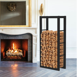 Haardhoutopslag - Design Houtrek - 125x60x25cm. | 123rookkanaal