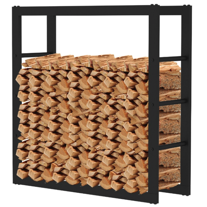 Haardhoutopslag - Design Houtrek - 80x80x25cm. | 123rookkanaal