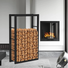 Haardhoutopslag - Design Houtrek - 125x80x25cm. | 123rookkanaal