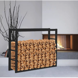 Haardhoutopslag - Design Houtrek - 80x100x25cm. | 123rookkanaal