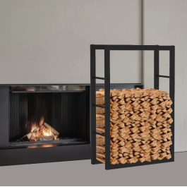 Haardhoutopslag - Design Houtrek - 125x100x25cm. | 123rookkanaal