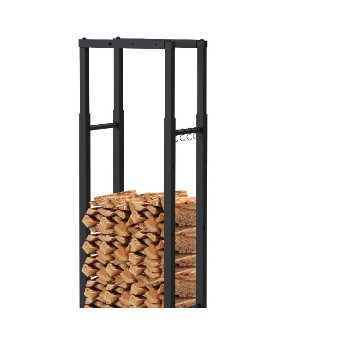 Haardhoutopslag - Design Houtrek - 65x150x25cm - Verstelbaar. | 123rookkanaal