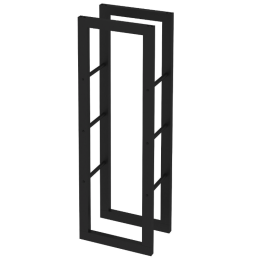 Haardhoutopslag - Design Houtrek - 125x40x25cm. | 123rookkanaal