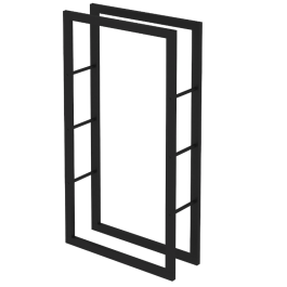 Haardhoutopslag - Design Houtrek - 150x80x25cm. | 123rookkanaal