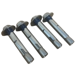 RVS Krachtkeilbout M8 x 60 ø10 (4 stuks) | 123rookkanaal