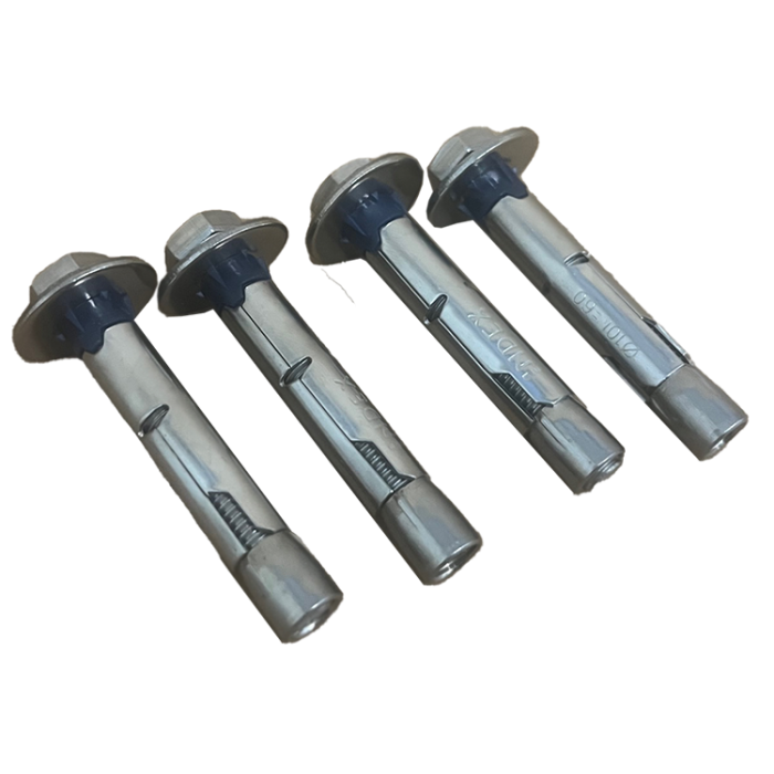 RVS Krachtkeilbout M8 x 60 ø10 (4 stuks) | 123rookkanaal