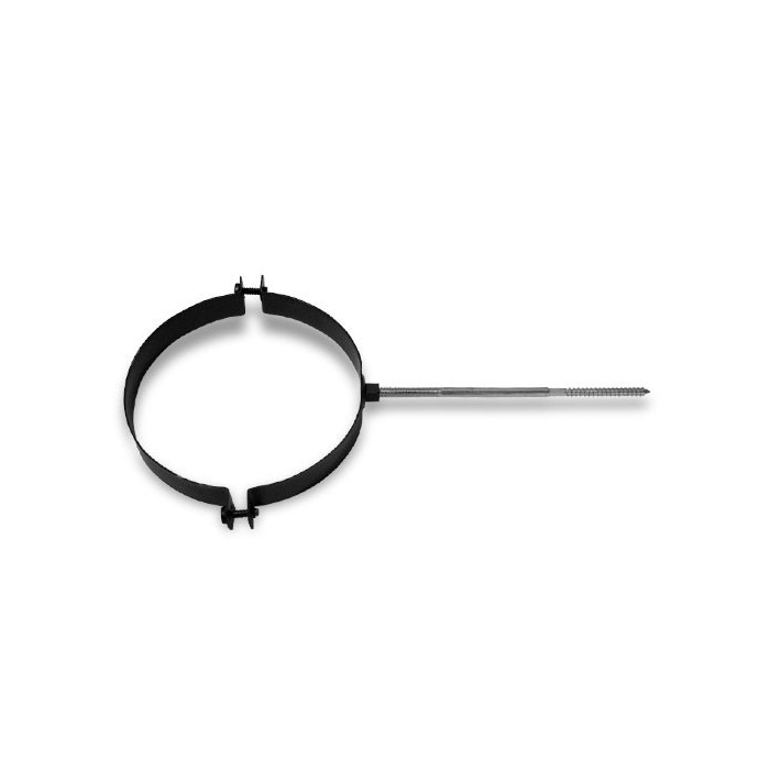 Kachelpijp enkelwandig muurbeugel Ø150mm | 123rookkanaal