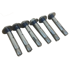 RVS Krachtkeilbout M8 x 60 ø10 (6 stuks) | 123rookkanaal