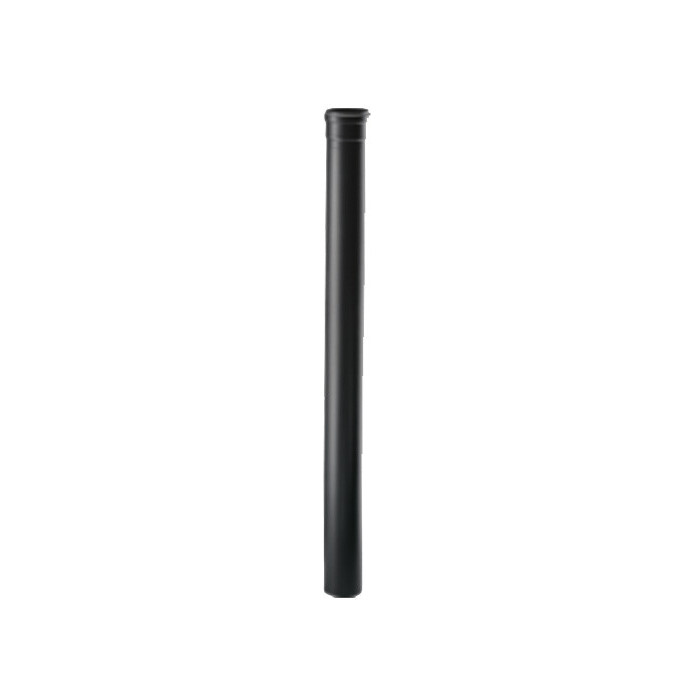 rookkanaal enkelwandig L:1m Ø100mm pelletkachel | 123rookkanaal