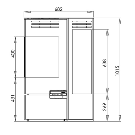 Aduro 12 met houtopslag | 123rookkanaal