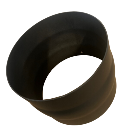 Verloop M/M L:15cm Ø200mm koppelstuk | 123rookkanaal