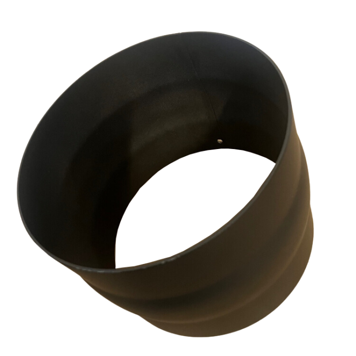 Verloop M/M L:15cm Ø200mm koppelstuk | 123rookkanaal
