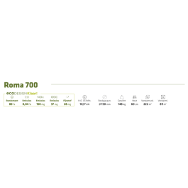 Lacunza Roma 700 | 123rookkanaal