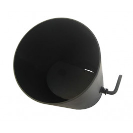 Kachelpijp met smoorklep L:25cm Ø150mm | 123rookkanaal